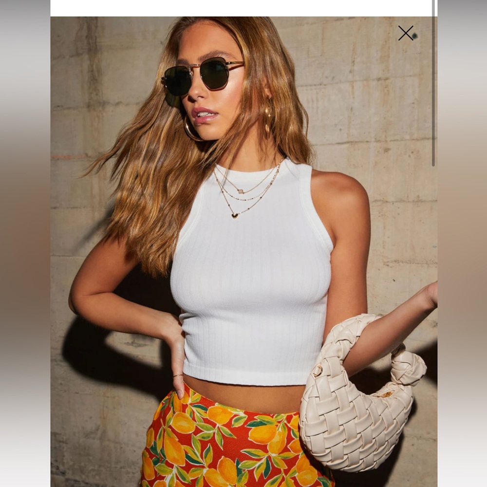 Joaquin Ribbed Crop Tank